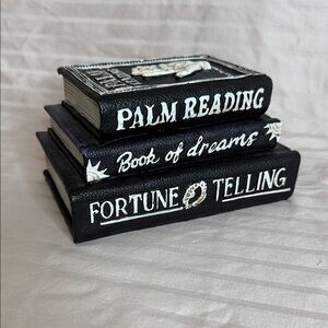Ashland Black Mystical Book Stack Decor